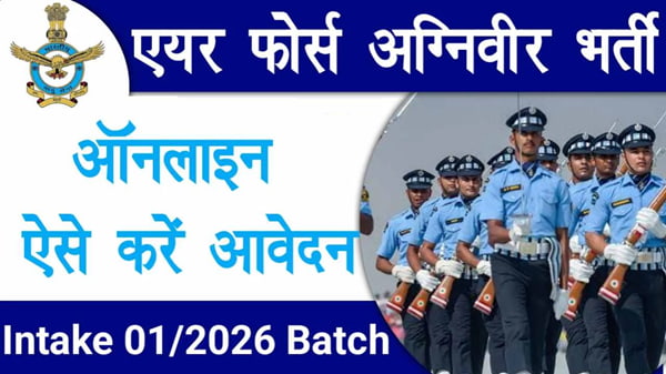Indian Air Force IAF Agnipath Vayu Agniveer 2025 Recruitment Vayu Agniveer Apply Online