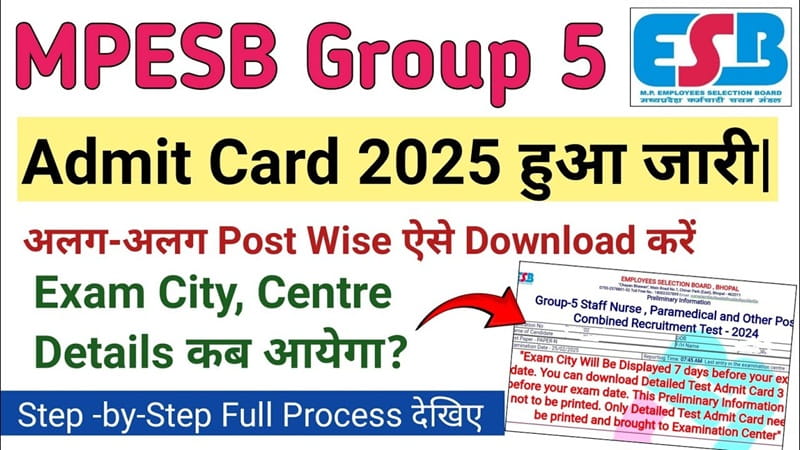 Group 5 Staff Nurse Paramedical And Other Post Recruitment Admit Card